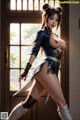Hentai - Graceful Power in Indigo Attire Set.1 20250216 Part 8