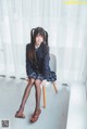 Coser @ 桜 桃 喵 Vol.082: 桜 桃 未熟 2 冬季 制服 丝 秀 (45 photos)